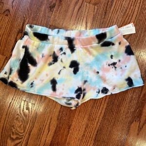 Tie dye lightweight shorts brand new with tags